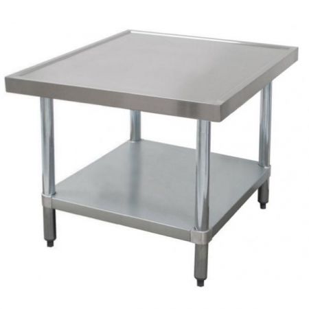 Advance Tabco SAG-MT-300 Equipment Stand, 30"W x 30"D x 24"H, 430 stainless steel top, 18 gauge adjustable
