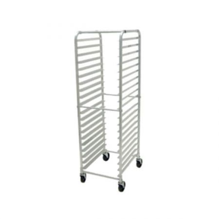 Advance Tabco PR20-3K-X Special Value Rack, mobile pan, full height, open sides, with 1-1/2" ribbed angle, capacity 20