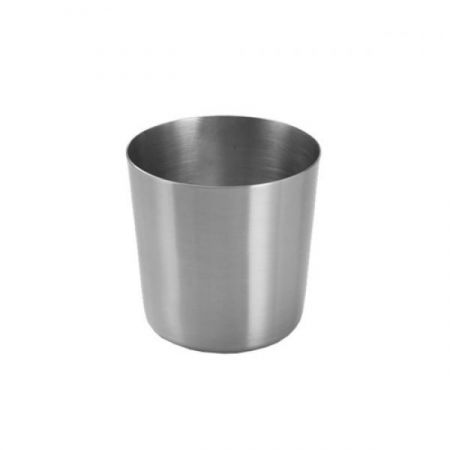 American Metalcraft FFC337 French Fry Cup, 14 oz., 3-3/8" dia. x 3-3/8"H, stainless steel, satin finish