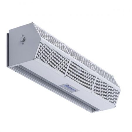 Berner SLC07-2120A Sanitation Series Low Profile Air Curtain, 120"L, unheated, (2) 1/5 hp motor, for doors up to