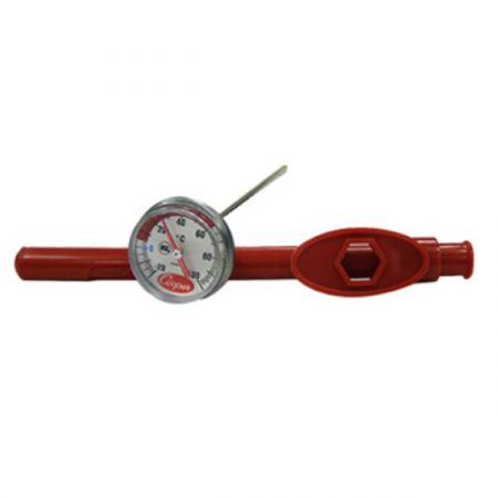 Cooper-Atkins 1246-02C-1 Pocket Test Thermometer, dial type with 5" stem, 1" diameter dial, .140" shaft