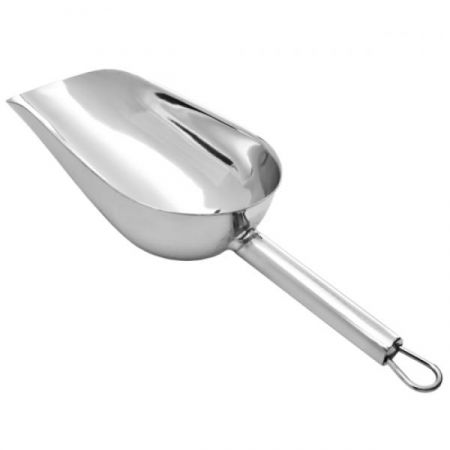 Vollrath Scoop, 5-1/2 Oz., 18-8 Type 304 Stainless, 9-1/2 Leng 46790