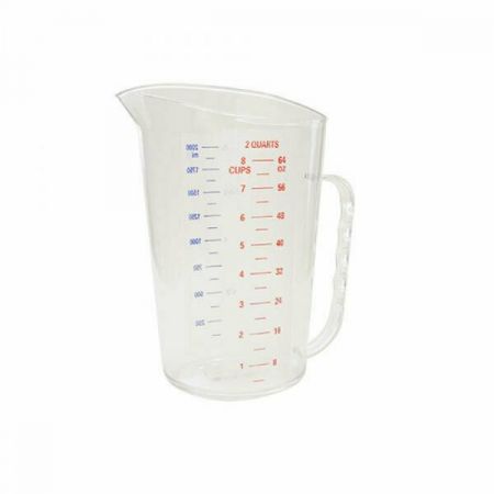 Measuring Cup, 2 qt. (2 liter), 7-3/8L x 6-7/16W x 8-7/8H, with