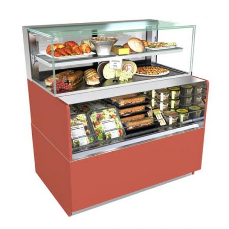 Structural Concepts NR6051RRSSV Reveal® Combination Convertible Service Above Refrigerated Self-Service Case, freestanding
