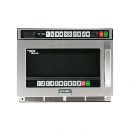 Sharp R-CD2200M TwinTouch™ Commercial Microwave Oven, 2200 watts, 0.75 cu. ft. capacity, stainless steel