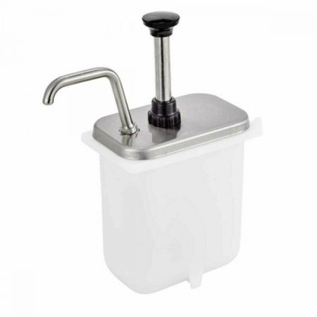 Server 86750 TP-200V, FOUNTAIN JAR PUMP, dispenses thick condiments and thicker craft sauces from a 2 qt