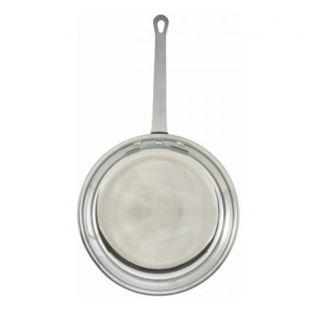 Winco AFP-12 Majestic™ Fry Pan, 12" dia., round, without lid, riveted handle, 3003 aluminum, 3.5mm