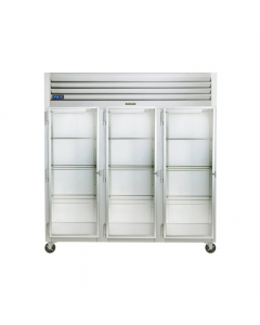 Centerline™ by Traulsen G32013-032 Dealer's Choice Display Refrigerator three-section self-contained refrigeration microprocessor control with LED display stainless steel front full-height glass doors (hinged left/left/left)