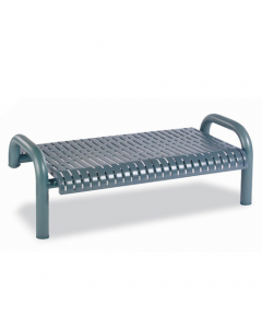 Wabash Valley CN435S Wabash Contemporary Series Bench, 6'L, without back, slat pattern seat, with arms, inground