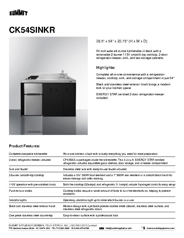 SUM-CK54SINKR_Spec.pdf